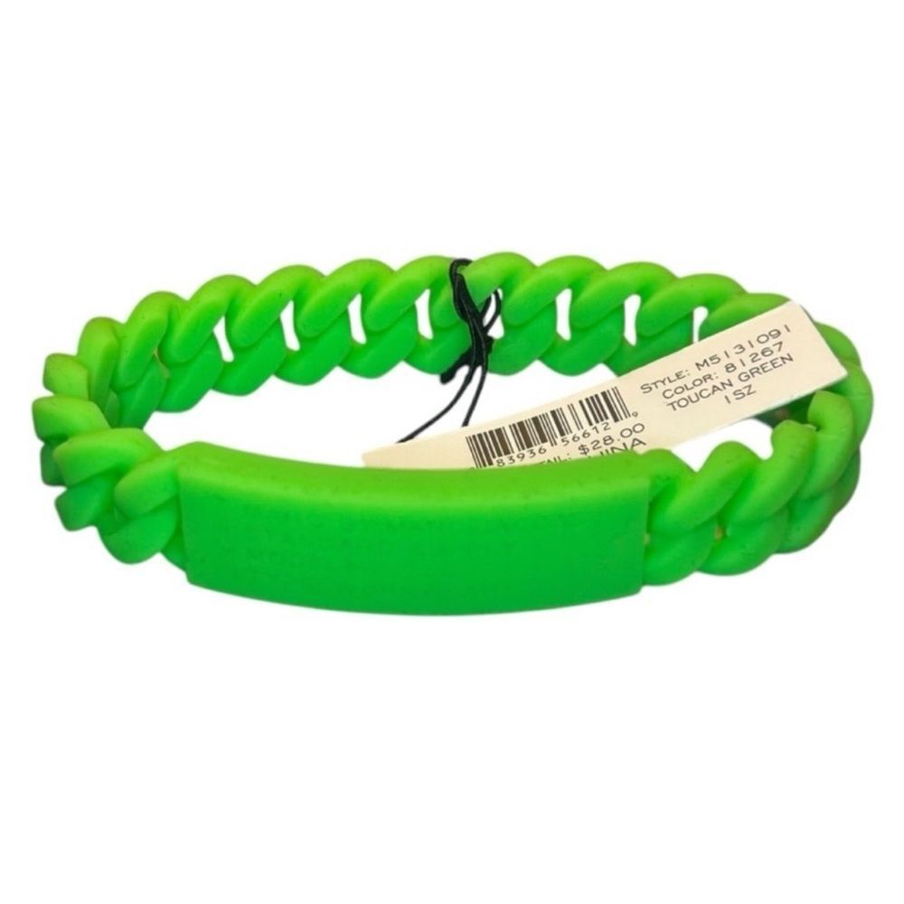 Marc Jacobs Green Silicone Bracelet